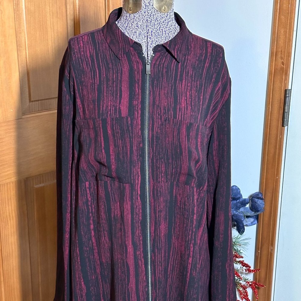 Red & Black Long Shirt